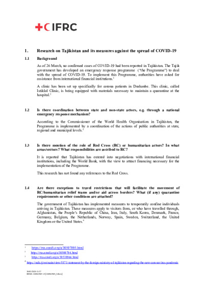 COVID-19 Emergency Decree Research - Tajikistan.pdf
