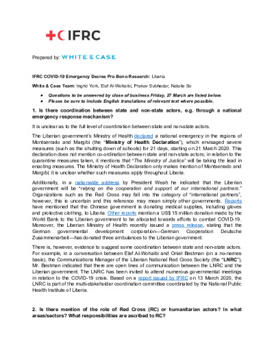 IFRC Emergency Decree Research - Liberia.pdf