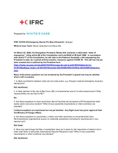 IFRC Emergency Decree Research - Senegal.pdf