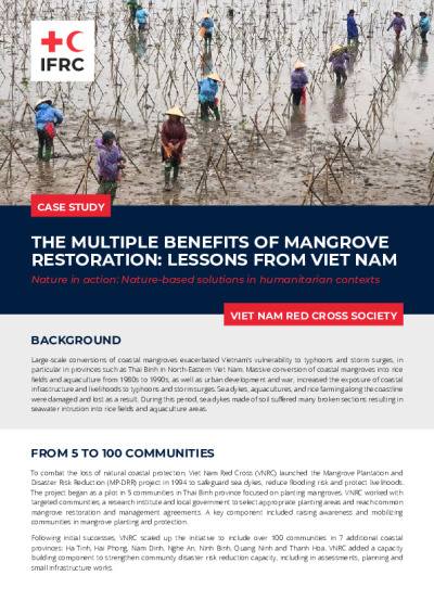 The multiple benefits of mangrove restoration Lessons from Viet Nam.pdf