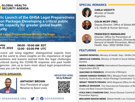 Public launch of the GHSA LP AP