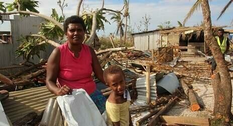 Aftermath of Cyclone Pam 