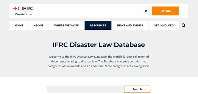 Disaster Law Database 