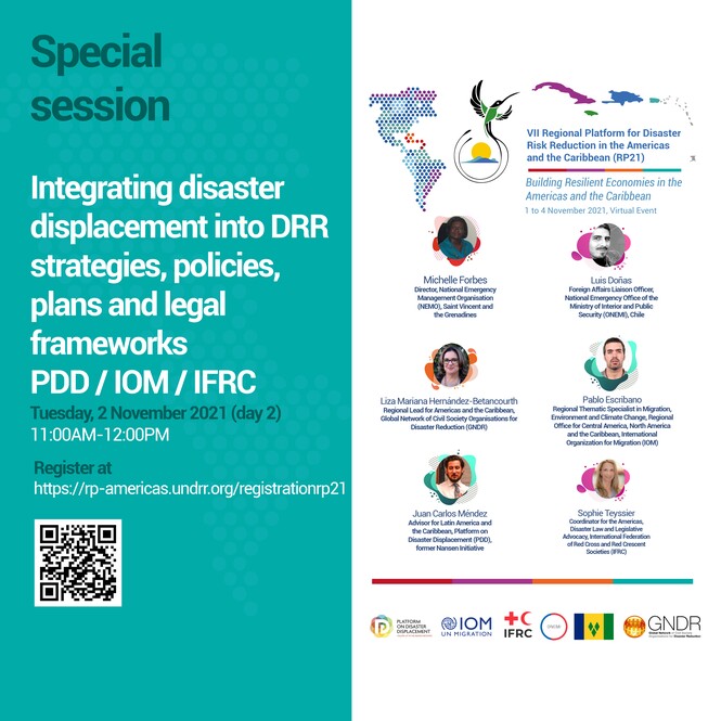 Parallel Session 4 - Integrating disaster displacement into DRR
