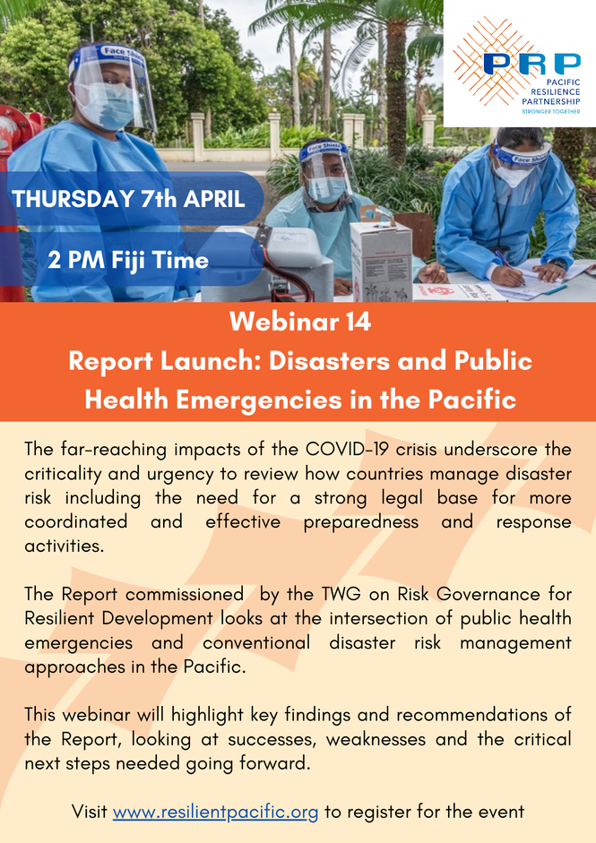 Disasters and PHE in the Pacific