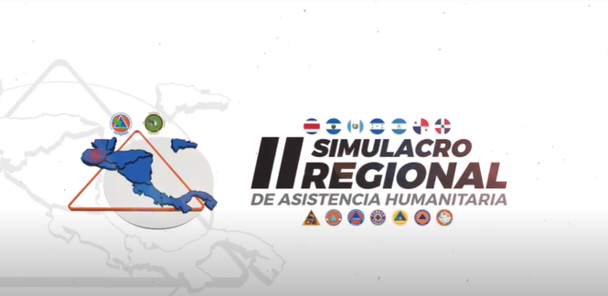 segundo simulacro regional CEPREDENAC