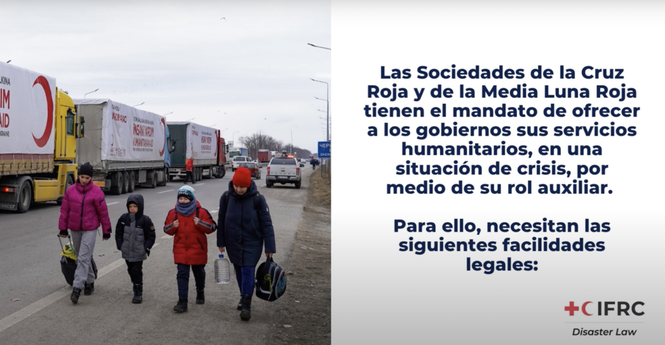 Image from Leyes y reglamentos para una respuesta humanitaria internacional eficaz video