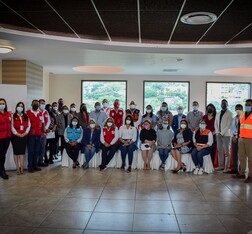 Group photo of participants at workshop in International Disaster Response Law in Honduras