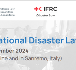 9th International Disaster Law Course 