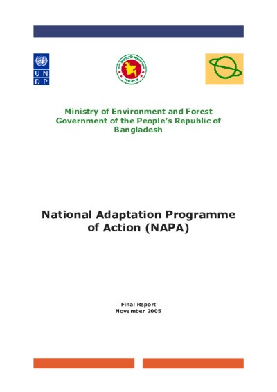 Bangladesh National Adaptation Programme.pdf