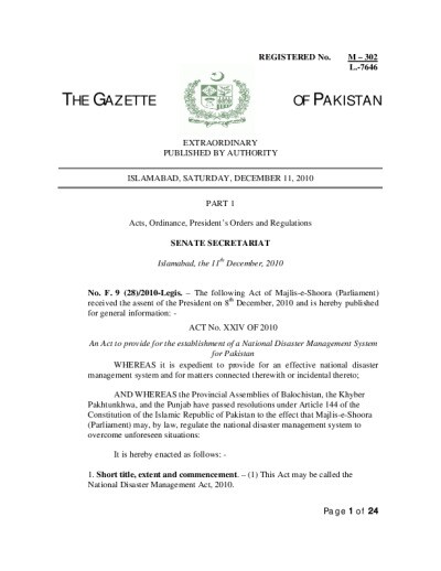 Pakistan NDMAAct2010.pdf