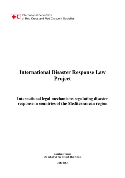 IDRL_Mediterranean report_2003.pdf