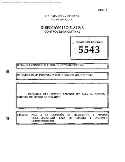 5543 Iniciativa de ley Guatemala de enero de 2019.pdf