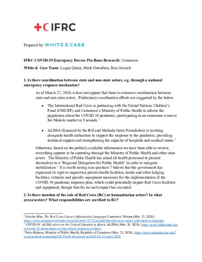 IFRC Cameroon Coronavirus response.pdf
