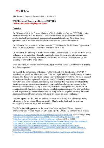 IFRC Review of Emergency Decrees - Eritrea v1.0  10.04.20.pdf