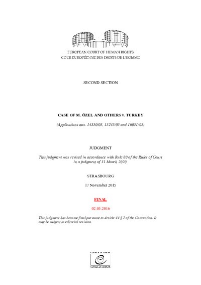 CASE OF M. _ZEL AND OTHERS v. TURKEY.pdf