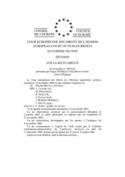 Murillo Saldias et Autres c. Espagne 2006 ECHR.pdf