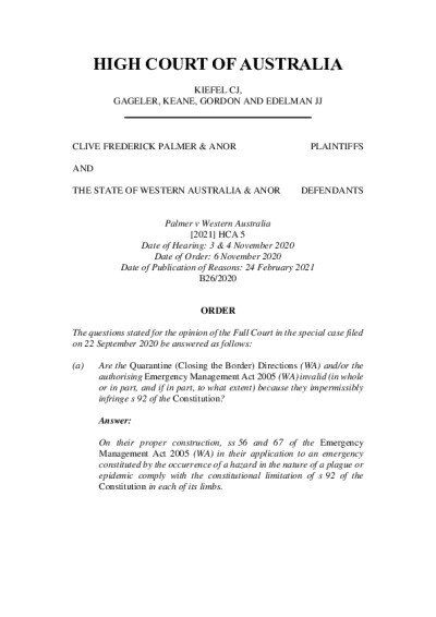 Palmer v State of Western Australia 2021 AUS.pdf