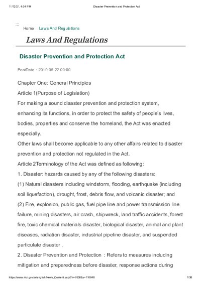 Taiwan Disaster Prevention and Protection Act.pdf