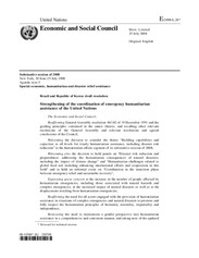 ECOSOC_2008_Draft Res strengthening the coordination of emergency humanitarian assistance of the UN.pdf