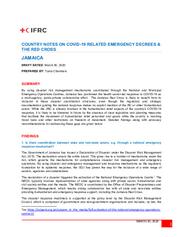 COVID-19 Emergency Decrees Research - Jamaica.pdf
