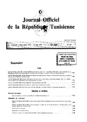 Tunisia - Loi n' 91-39 du 8 juin 1991.PDF