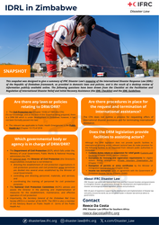 IDRL Snapshot - Zimbabwe